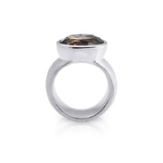 Sterlingsilber Ring mit Steinquarz SR-159