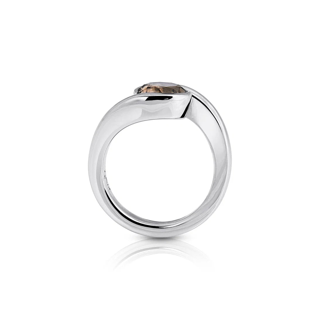 Sterlingsilber Ring mit Steinquarz SR-165-1