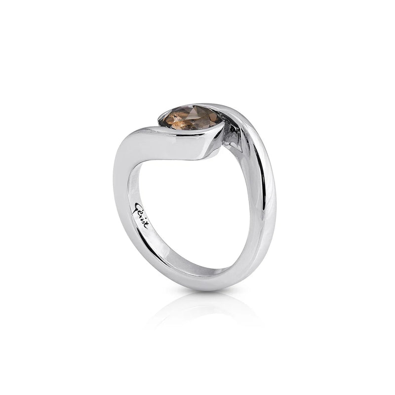Sterlingsilber Ring mit Steinquarz SR-165