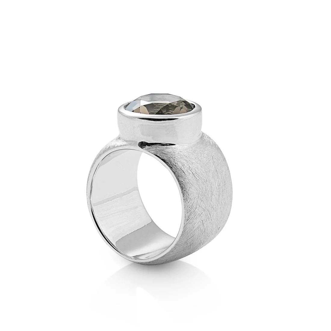 Sterlingsilber Ring mit Steinquarz SR-169-1