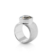 Sterlingsilber Ring mit Steinquarz SR-169