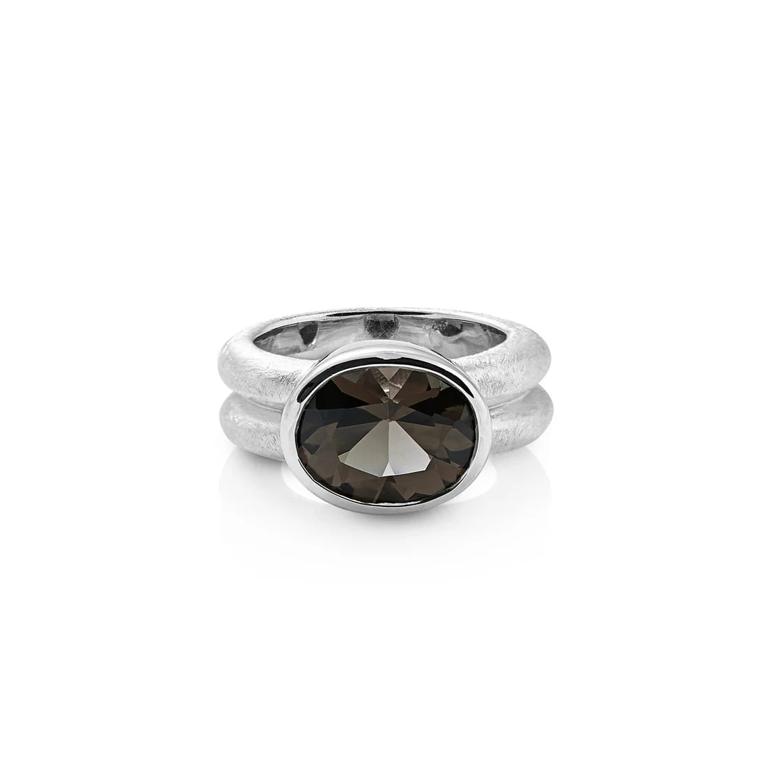 Sterlingsilber Ring mit Steinquarz SR-176-52