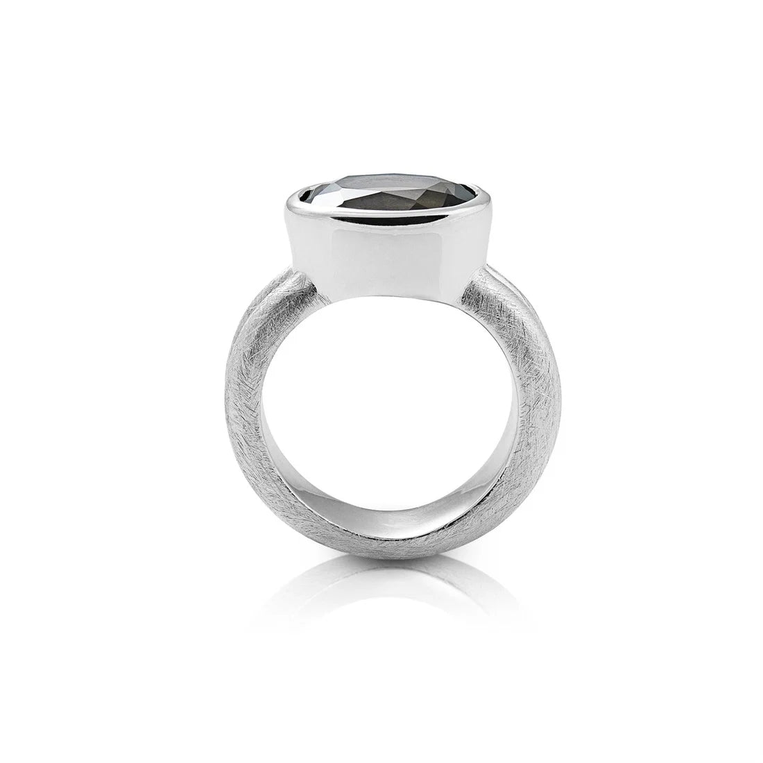Sterlingsilber Ring mit Steinquarz SR-176-52
