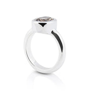 Sterling Silber Ring mit Steinquarz SR-713