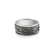 Ring aus Sterlingsilber mit gewickelten Drähten M R-159
