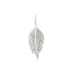 Ohrringe aus Sterlingsilber in Federform mit einer Länge von 4 cm EA-10012P