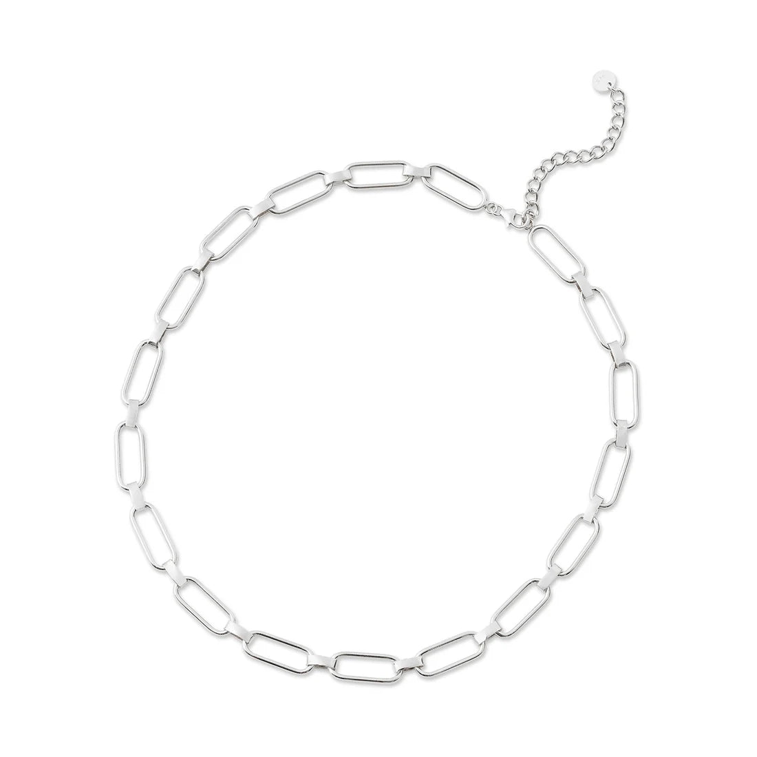 Halskette aus Sterlingsilber mit maritimen Gliedern NE-10005P