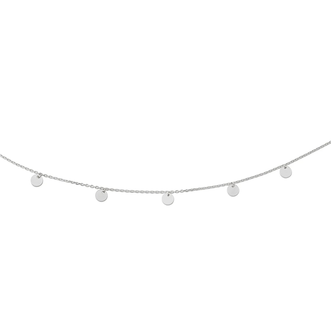 Halskette aus Sterlingsilber bestehend aus kleinen Anhängern Charm's NE-10022P