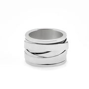 Massiver L-Ring aus Sterlingsilber im Mumien-Stil R-34