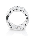 Ring aus Sterlingsilber in Form einer Kette 20-1027