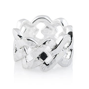 Ring aus Sterlingsilber in Form einer Kette 20-1027