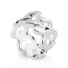 Ring aus Sterlingsilber in Form einer Kette 20-1027