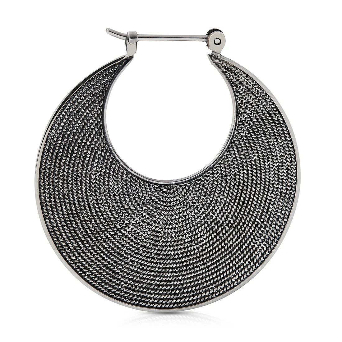 Ohrringe aus Sterlingsilber im ethnoetruskischen Stil oxidiert E-1287
