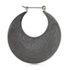 Ohrringe aus Sterlingsilber im ethnoetruskischen Stil oxidiert E-1287