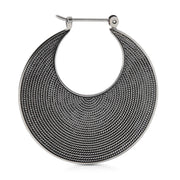 Ohrringe aus Sterlingsilber im ethnoetruskischen Stil oxidiert E-1287