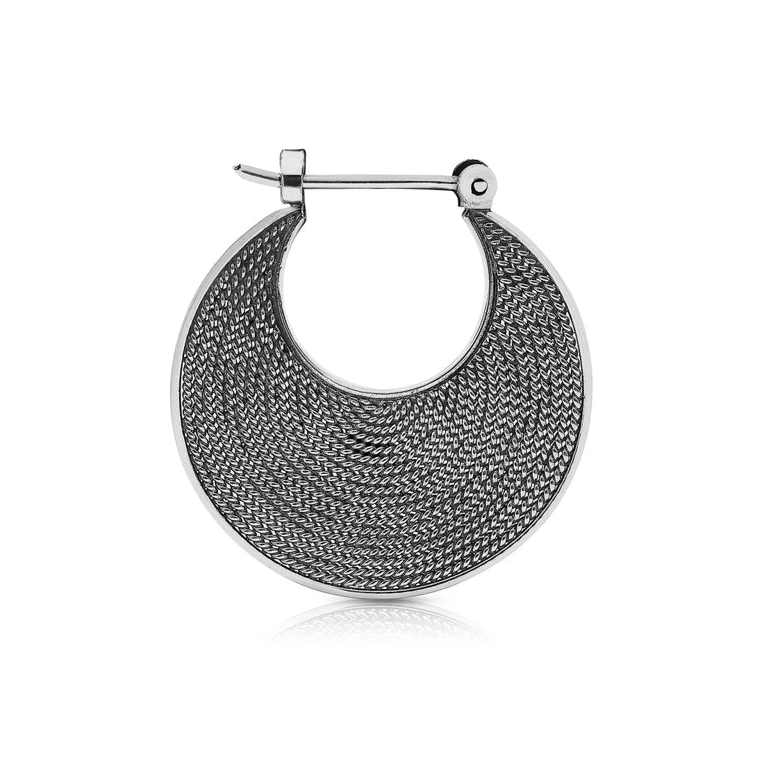 Ohrringe aus Sterlingsilber im ethnoetruskischen Stil oxidiert E-1544