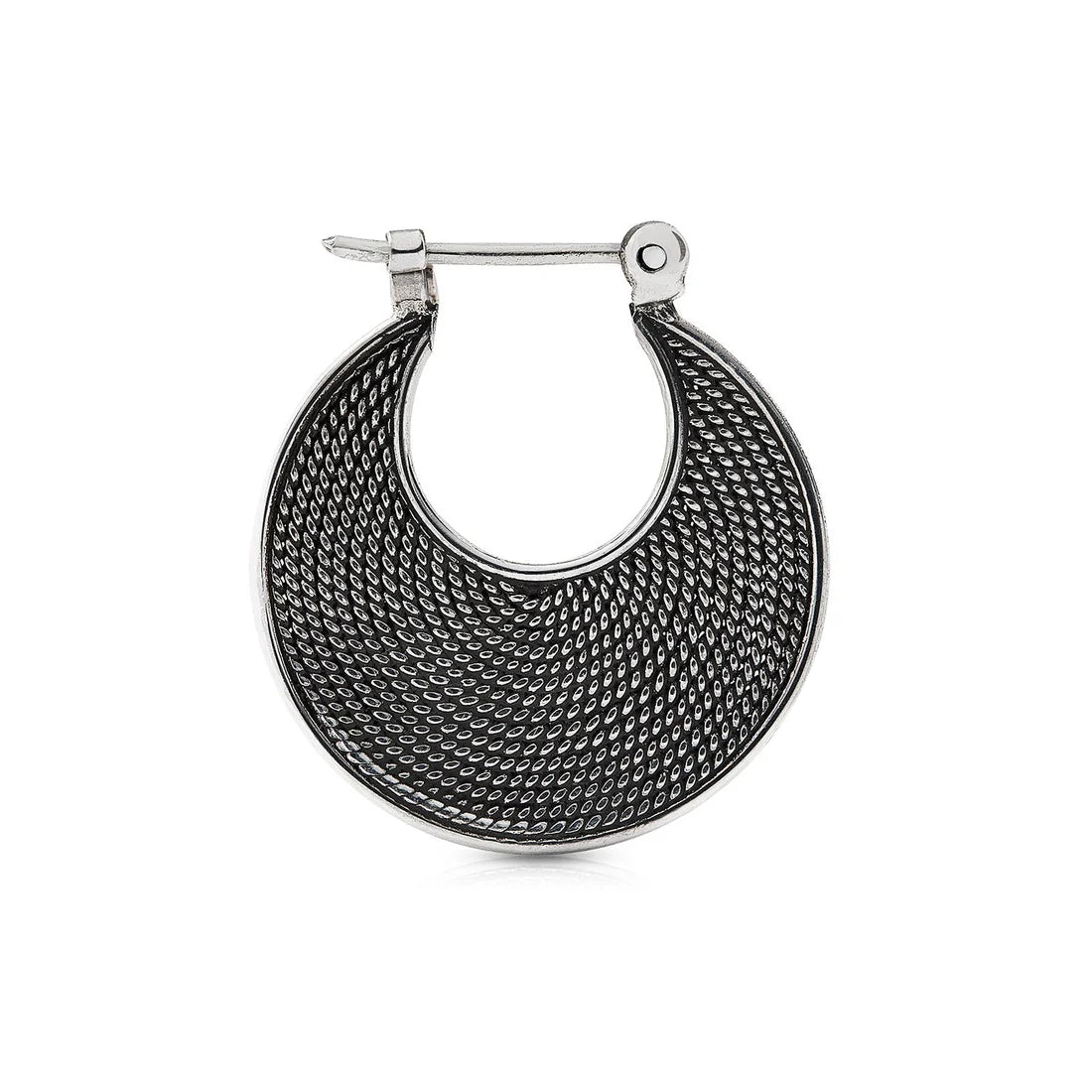 Ohrringe aus Sterlingsilber im ethnoetruskischen Stil oxidiert E-1891