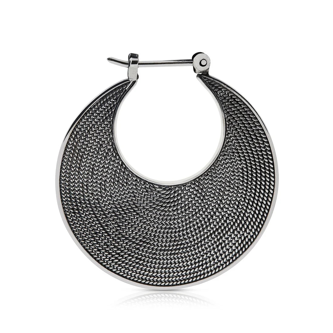 Ohrringe aus Sterlingsilber im ethnoetruskischen Stil oxidiert E-1386