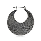 Ohrringe aus Sterlingsilber im ethnoetruskischen Stil oxidiert E-1386