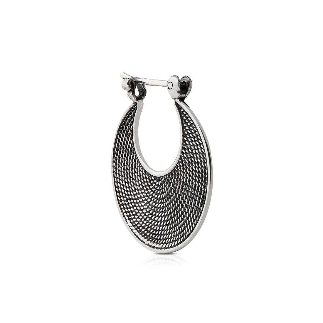 Ohrringe aus Sterlingsilber im ethnoetruskischen Stil oxidiert E-1891