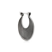 Ohrringe aus Sterlingsilber im ethnoetruskischen Stil oxidiert E-1891