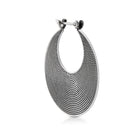 Ohrringe aus Sterlingsilber im ethnoetruskischen Stil oxidiert E-1386