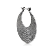 Ohrringe aus Sterlingsilber im ethnoetruskischen Stil oxidiert E-1386