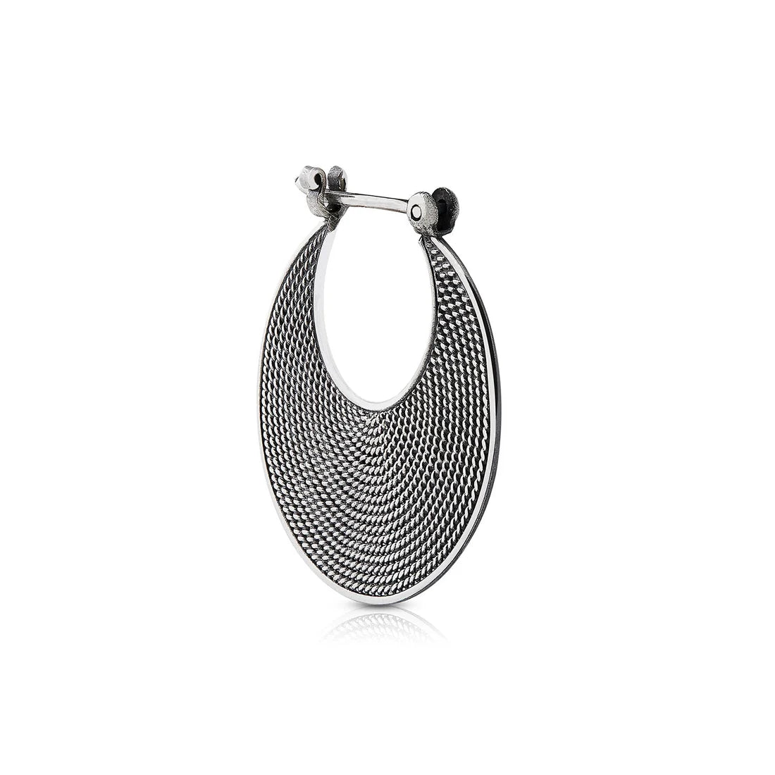 Ohrringe aus Sterlingsilber im ethnoetruskischen Stil oxidiert E-1544