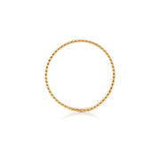 Ring aus vergoldetem Sterlingsilber mit glänzender Torsade RI-10036GP