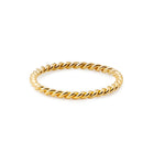 Ring aus vergoldetem Sterlingsilber mit Torsade RI-10036GP