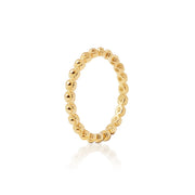 Ring aus vergoldetem Sterlingsilber im Ethno-Stil, sehr elegant RI-10017PG