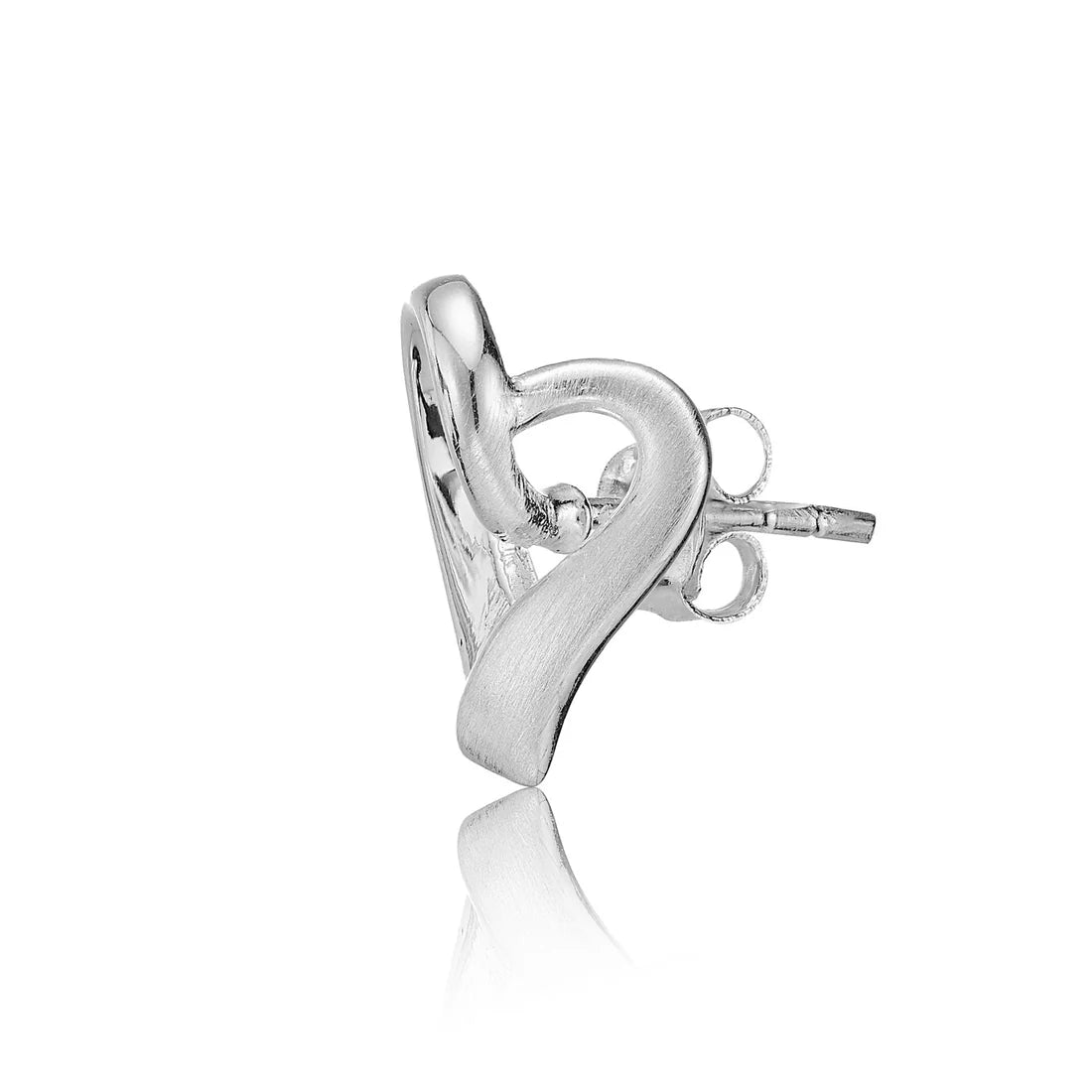 Ohrringe aus Sterlingsilber in Herzform EA-10027A