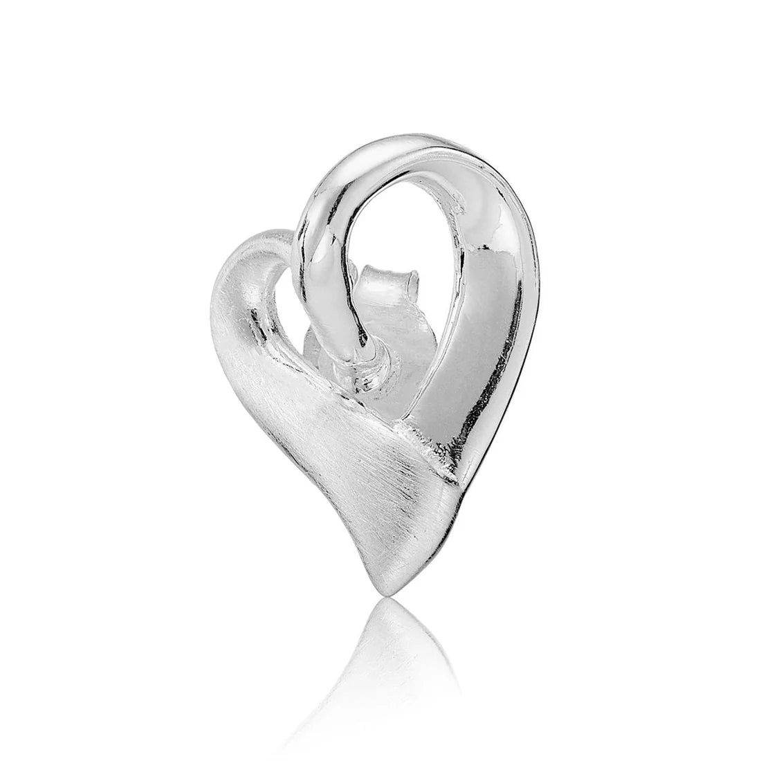 Ohrringe aus Sterlingsilber in Herzform EA-10027A