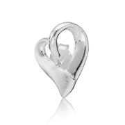 Ohrringe aus Sterlingsilber in Herzform EA-10027A