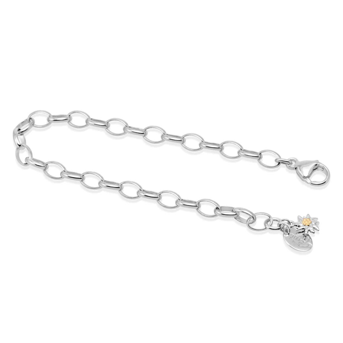 Swiss Edelweiss Charms Armband, um unsere verschiedenen Charms nach Ihrem Geschmack zu kombinieren B-8026
