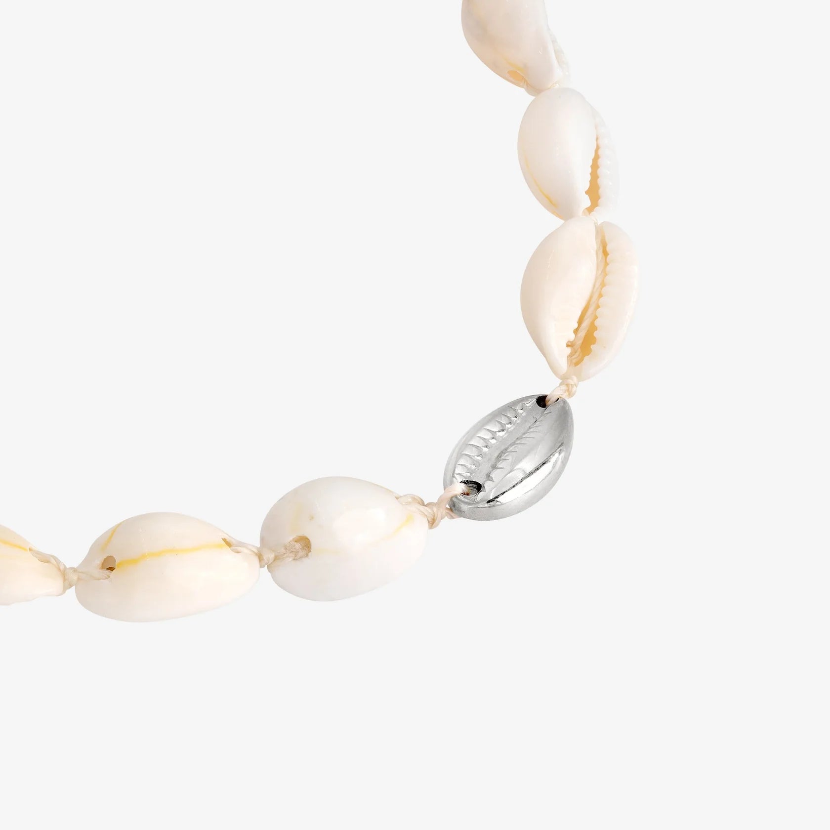 LUAMAYA One in a Shell Anklet Silber Fusskette