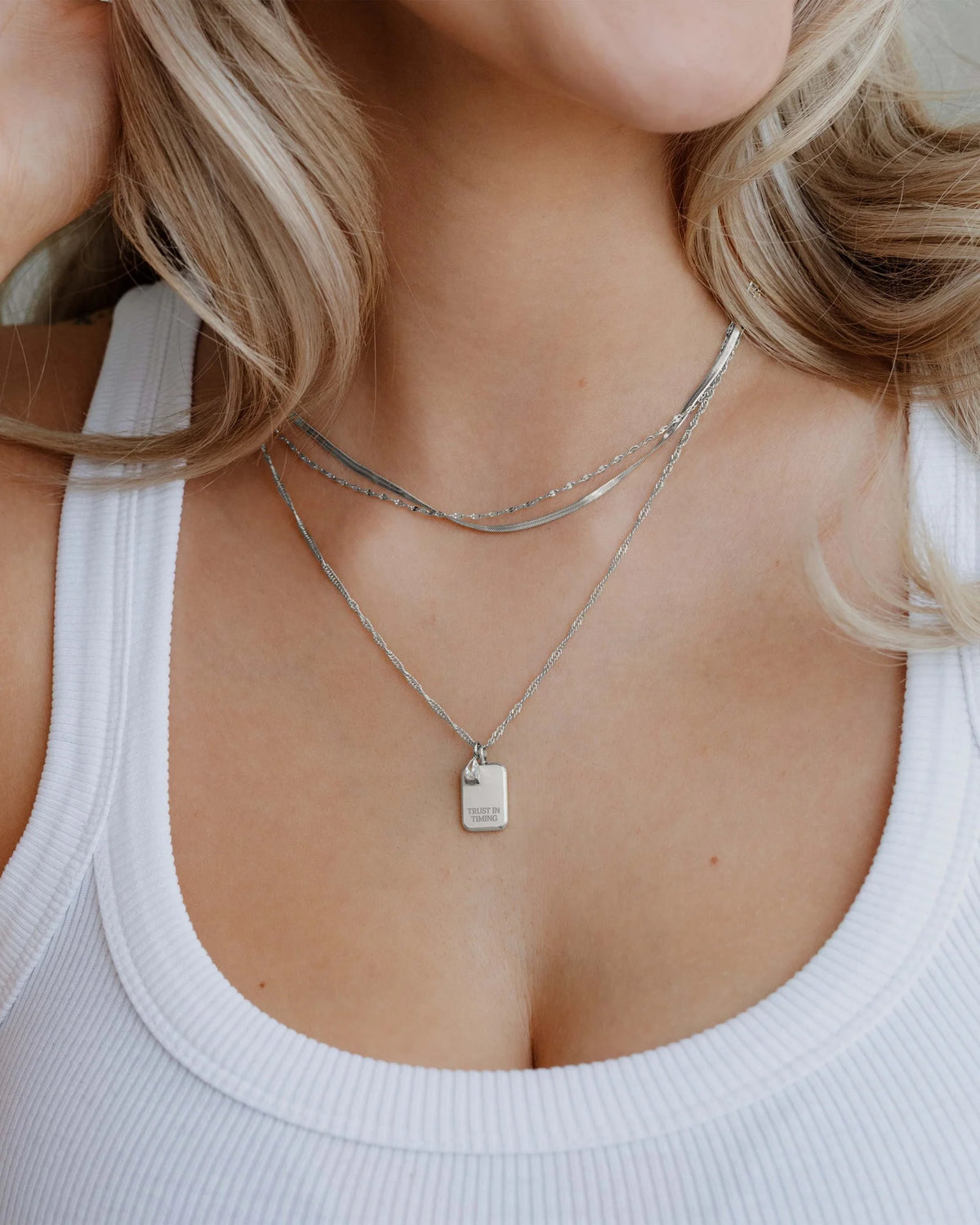 LUAMAYA Aligned Double Necklace