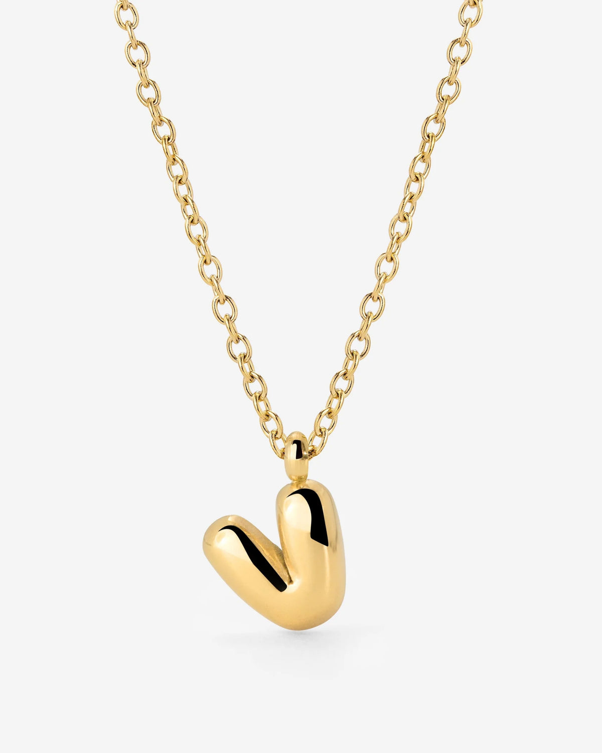 LUAMAYA Bubble Letter Necklace
