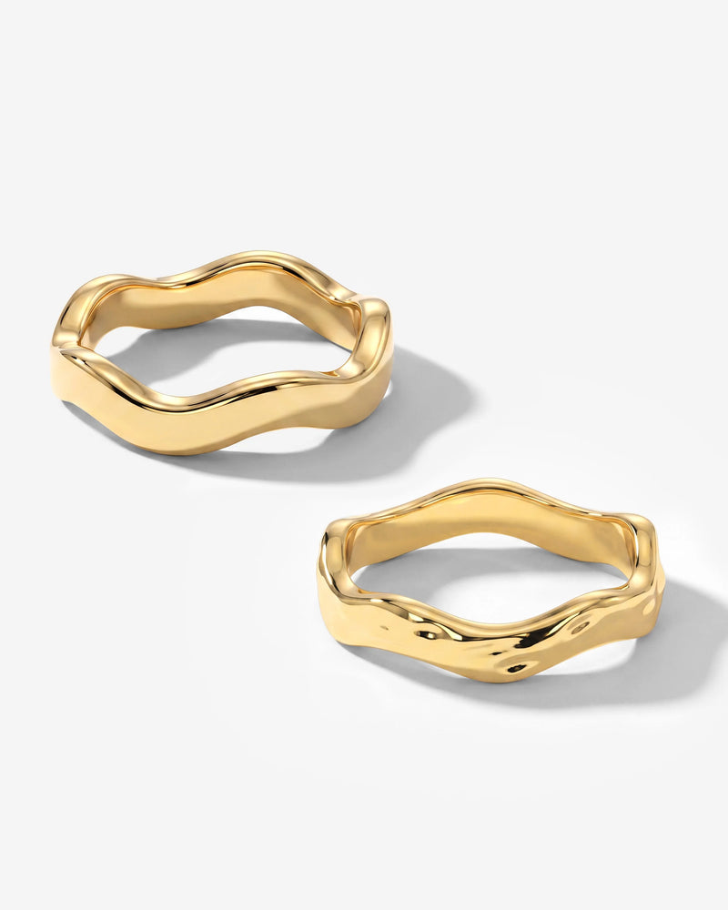 LUAMAYA Soft Wave Ring Bundle