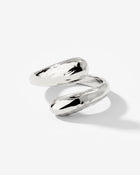 LUAMAYA Hammered Embrace Ring