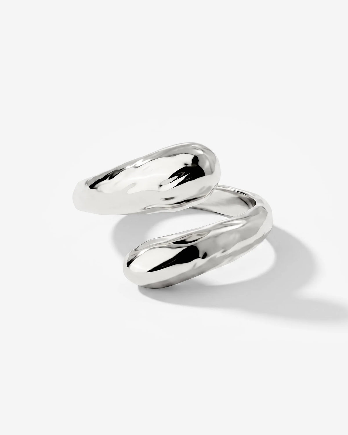 LUAMAYA Hammered Embrace Ring