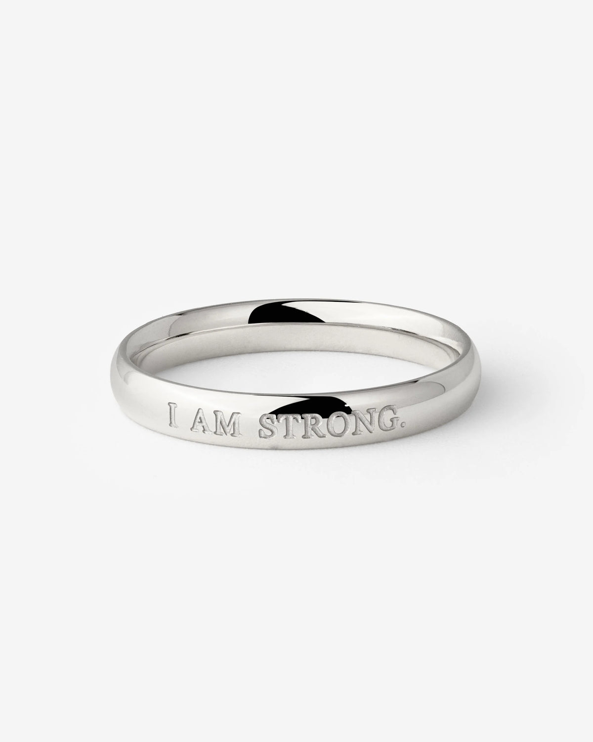 LUAMAYA I am strong Ring Silber