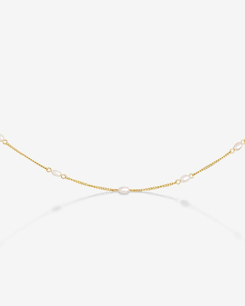 LUAMAYA Pearl after Pearl Choker Gold
