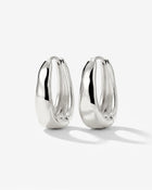 LUAMAYA Hammered Seeker Hoops Small