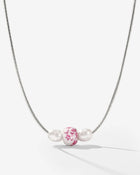 LUAMAYA Painted Pink Necklace