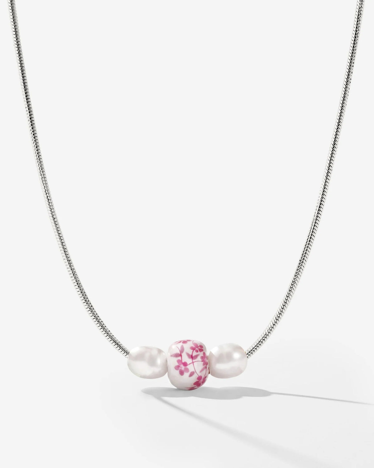 LUAMAYA Painted Pink Necklace