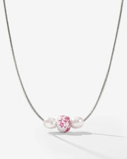LUAMAYA Painted Pink Necklace