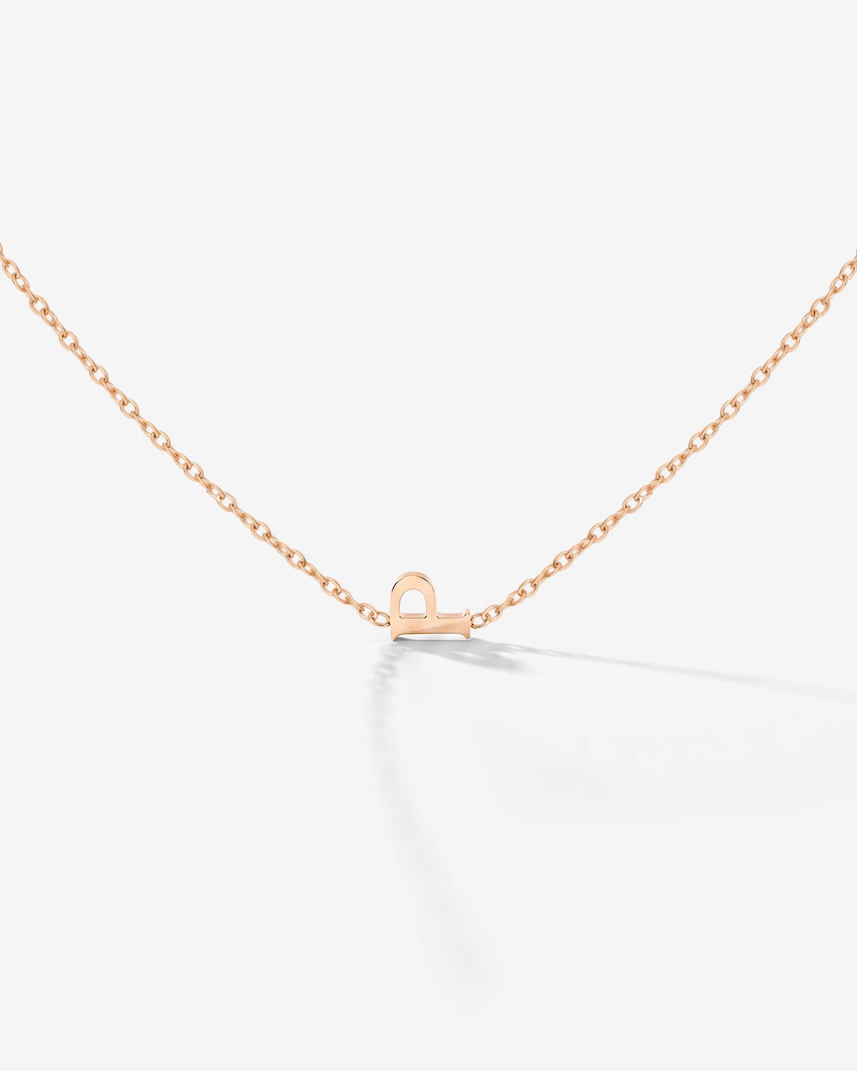 LUIAMAYA Tiny Letter Necklace ABC