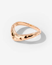 LUAMAYA Hammered Serena Ring