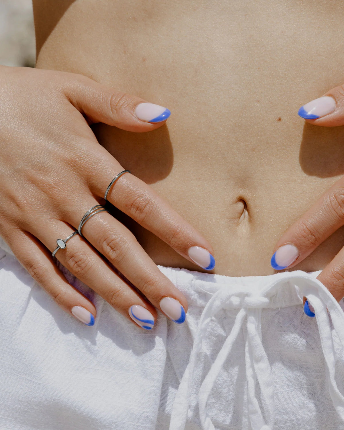 LUAMAYA Fine Line Ring Silber
